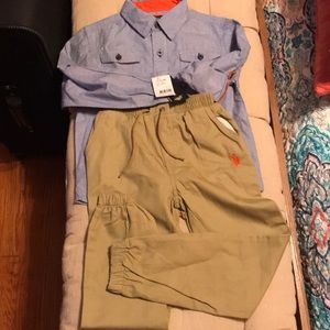 NWT Boys size 6 US POLO Assn outfit